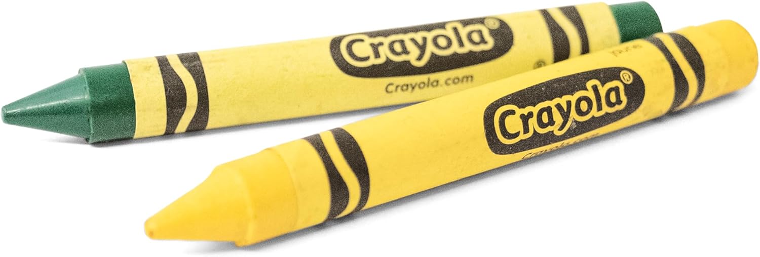 أقلام شمع كرايولا جامبو، ٢٨ قلمًا في علبة قابلة لإعادة الإغلاق، ألوان متنوعة، للمدرسة والترفيه