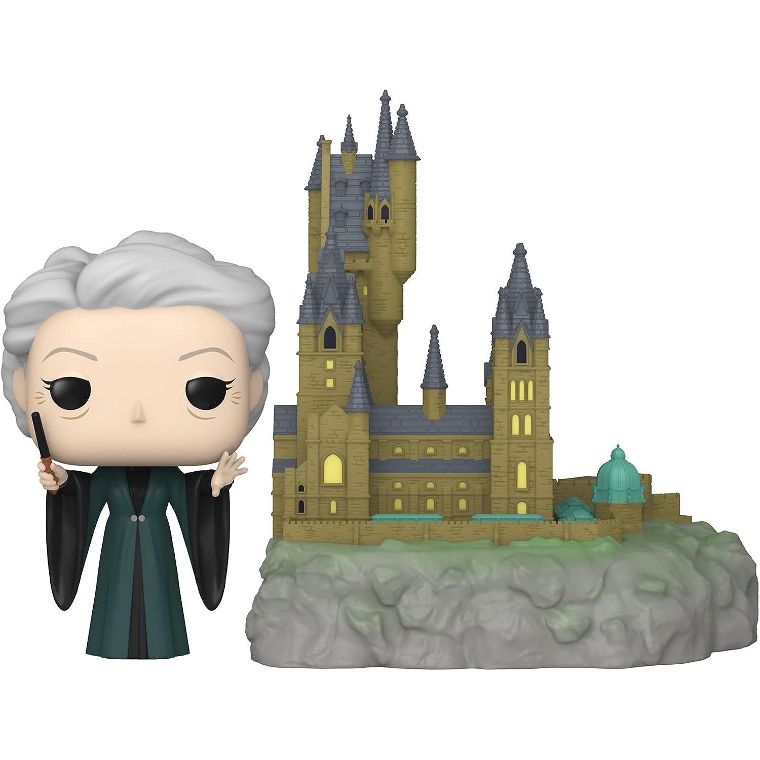 Funko Pop! Deluxe Town Harry Potter Chamber of Secrets 20th Anniversary - Minerva with Hogwarts