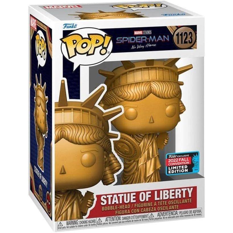 Funko Pop! Marvel Spider-Man No Way Home - Statue of Liberty, Fall Convention Exclusive - BumbleToys - 18+, Action Figures, Avengers, Boys, Characters, Funko, Pre-Order, Spider man, Spiderman