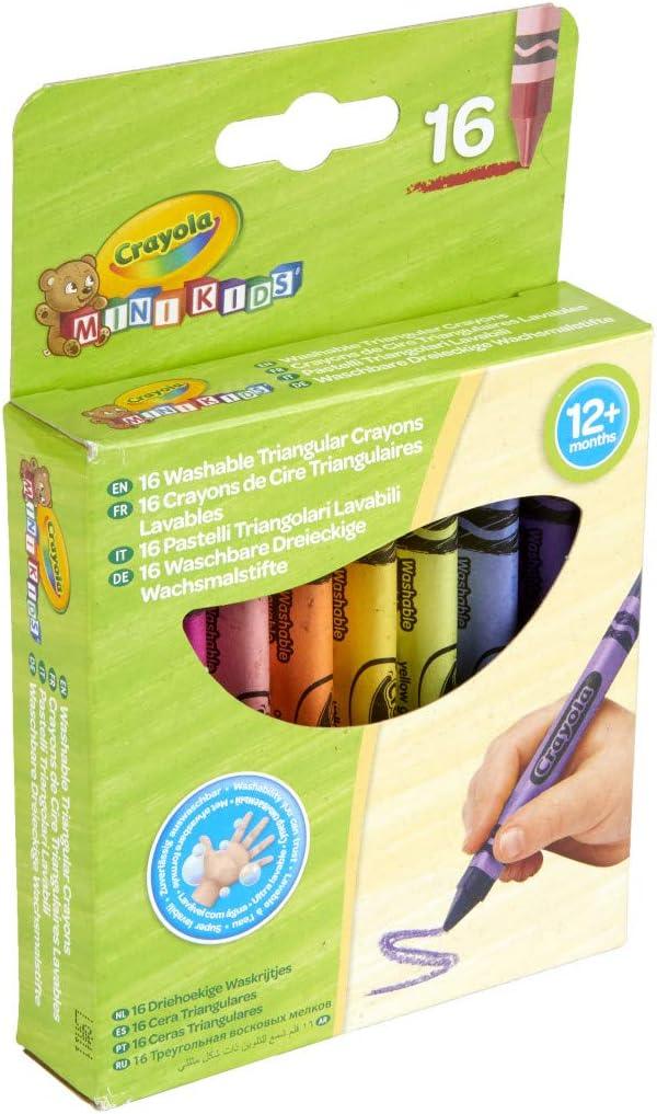 Crayola Mini Kids Beginnings Washable 16 Triangular Crayons