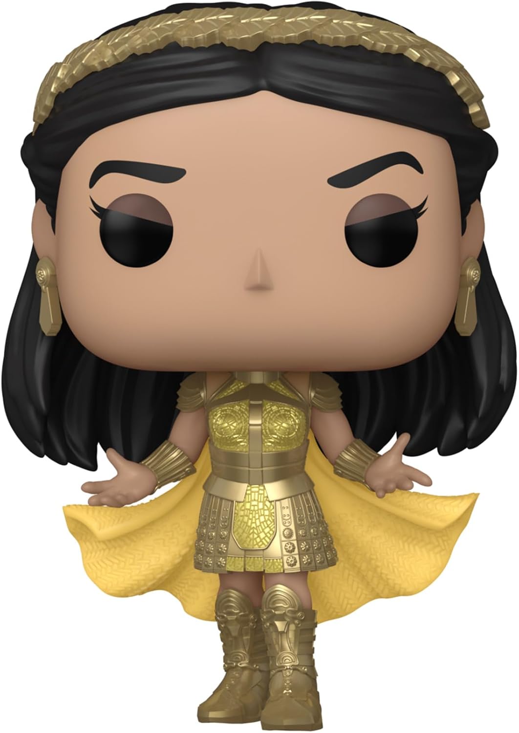 Funko Pop! vinyl figure of a character in gold and yellow attire 