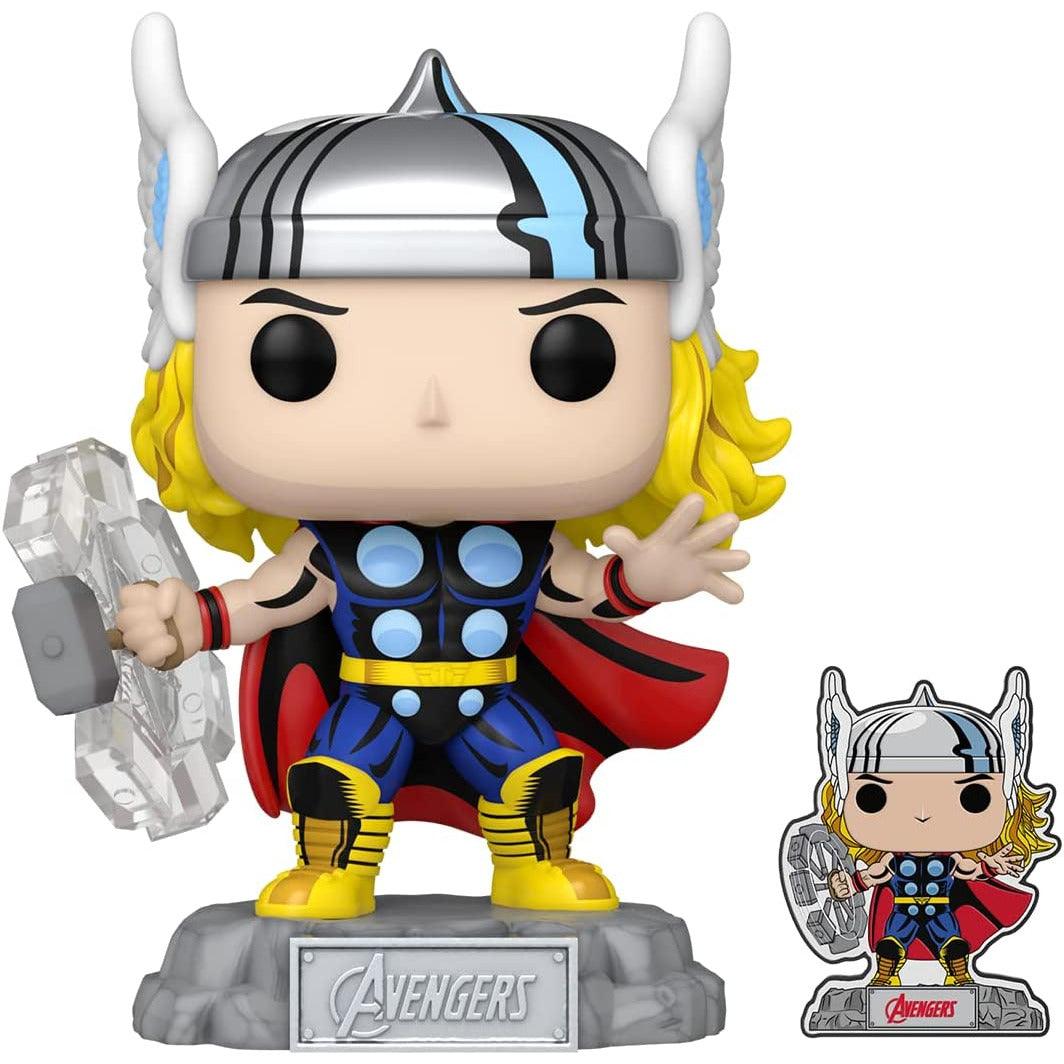 Funko POP The Avengers - Thor with Pin - BumbleToys - 18+, Action Figures, Boys, Characters, Disney Princess, Funko, Pre-Order
