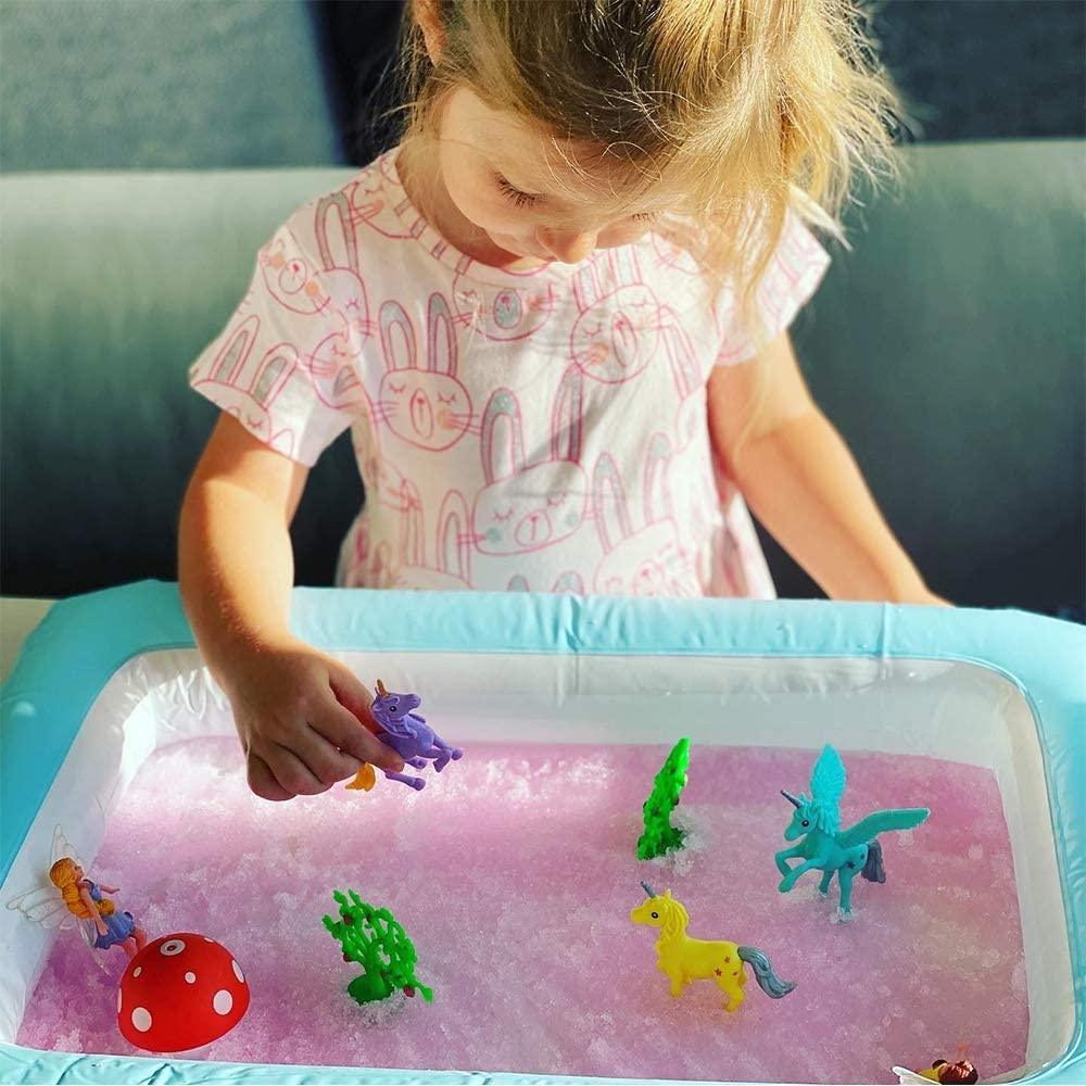 Gelli Worlds Dino Pack from Zimpli Kids, 5 Use, 8 x Dinosaur Figures, Inflatable Tray, Imaginative Prehistoric Dinosaur Playset, Educational Science Kit - BumbleToys - DINO, Dino Toy, Dinosaur, Educational Science Kit, Gelli Worlds, Pre-Order