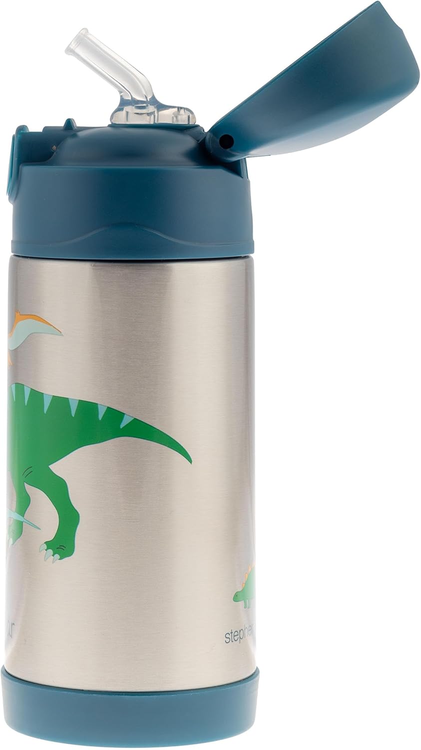 Stephen Joseph Double Wall Stainless Steel Bottles - Dino