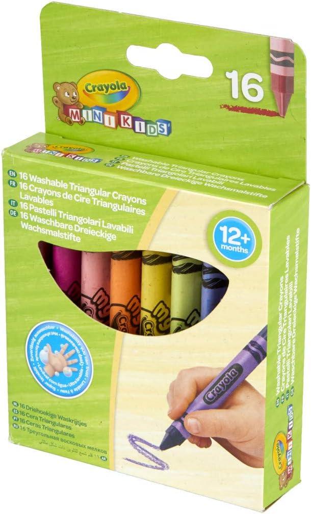Crayola Mini Kids Beginnings Washable 16 Triangular Crayons