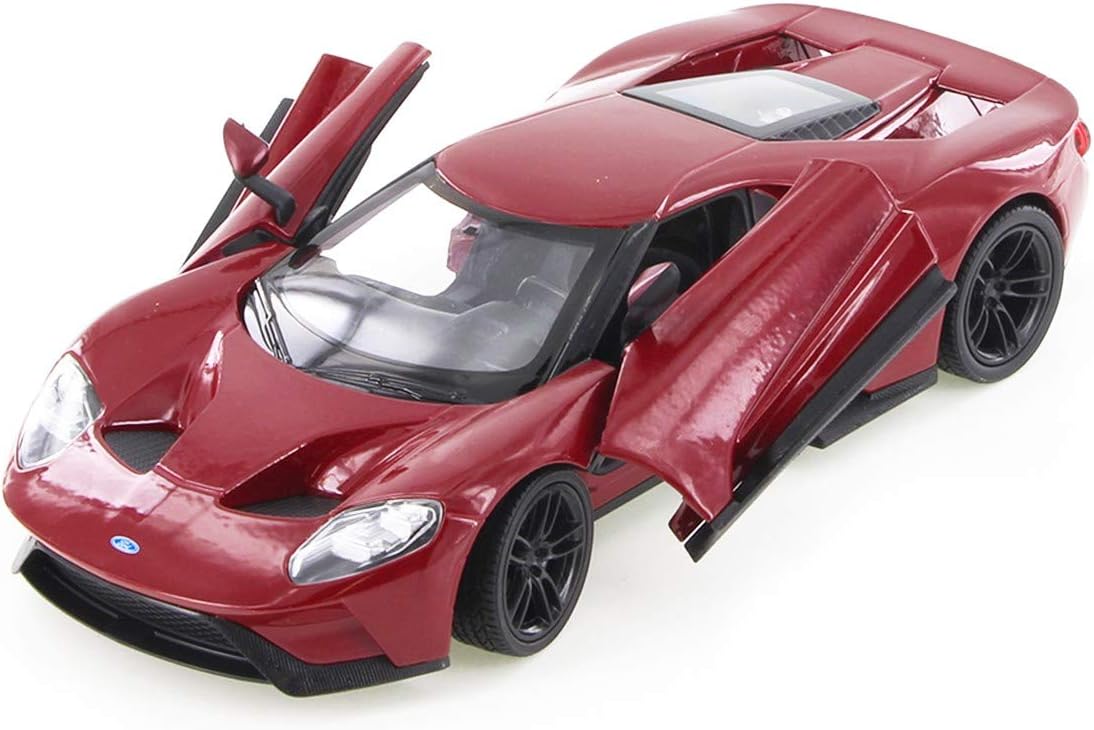 سيارة Welly Nex Die-Cast المعدنية النموذجية بمقياس 1:24-2017 Chevrolet Corvette Z06