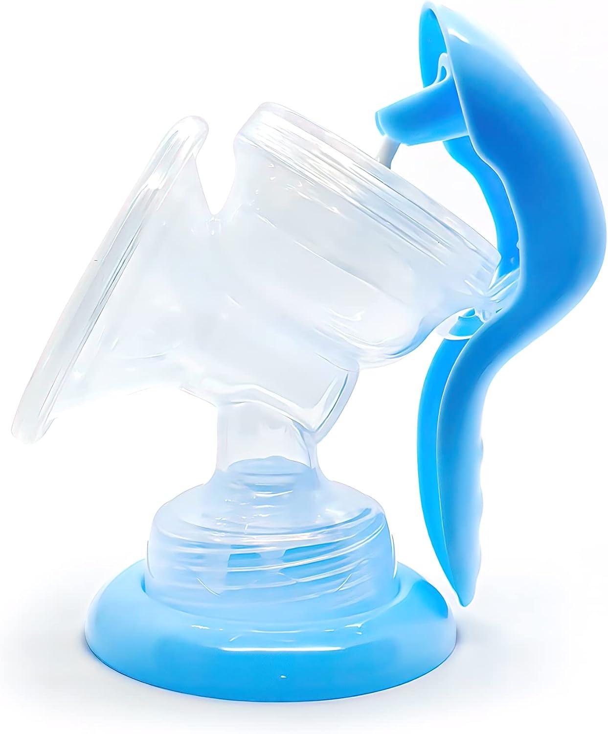 مضخة الثدي اليدوية من بابلز - أزرق فاتح 