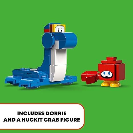 LEGO Super Mario Dorrie’s Beachfront Expansion Set 71398 Building Kit; Collectible Toy for Kids Aged 6 and up (229 Pieces)