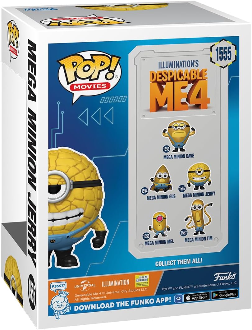 Funko Pop! Cartoon Animation: Universal - Despicable Me 4 - Mega Minion Jerry #1555