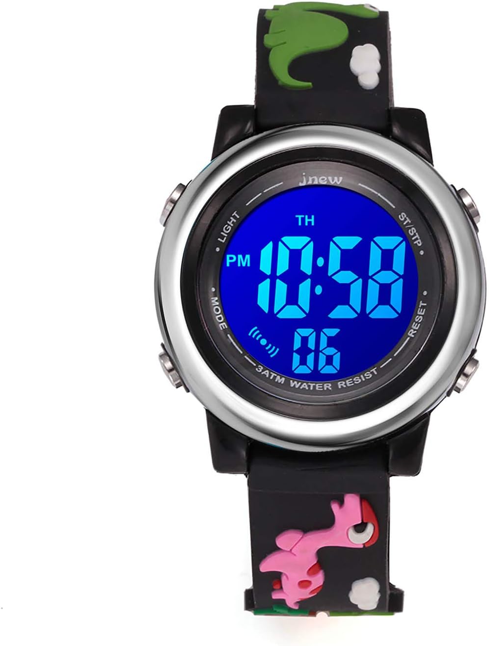 Cofuo Kids Digital Sport Waterproof Watch for Girls Boys, Kid Sports Outdoor LED Electrical Watches with Luminous Alarm Stopwatch Child Wristwatch
