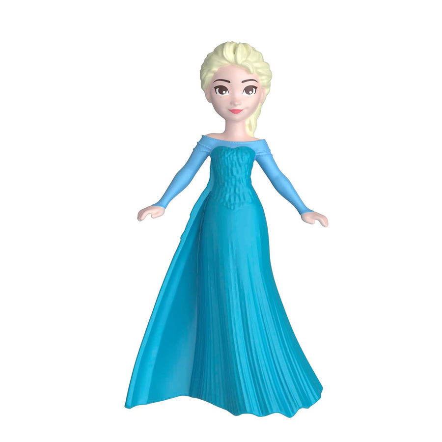 Disney Princess Mattel Elsa Mini Figure Collectible in Signature Look, 2.75” Scale, Inspired by Disney’s The Princess and The Frog Movie