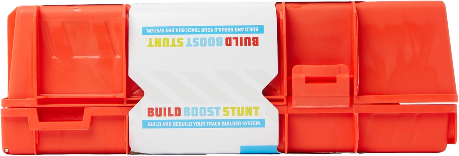 مجموعة سيارات هوت ويلز، مجموعة بناء مسارات غير محدودة، صندوق وقود، 14 قطعة، ومركبة بمقياس 1:64 