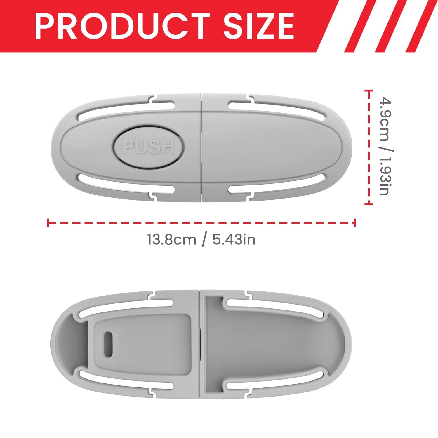 Universal Child Car Seat Chest Harness Clip Universal Safer Belt Clip Buckle Lock Stroller Chest Clip Adjustable Guard for Baby and Kids