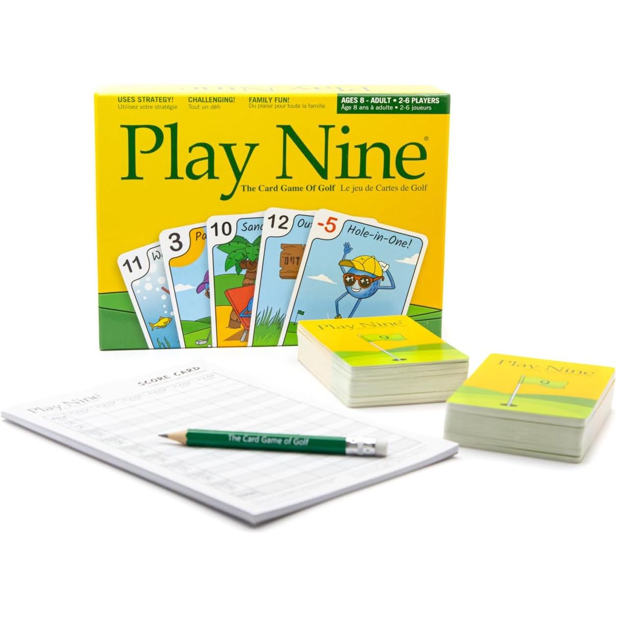 Bonfit Play Nine The Card Game of Golf Playibg Crads