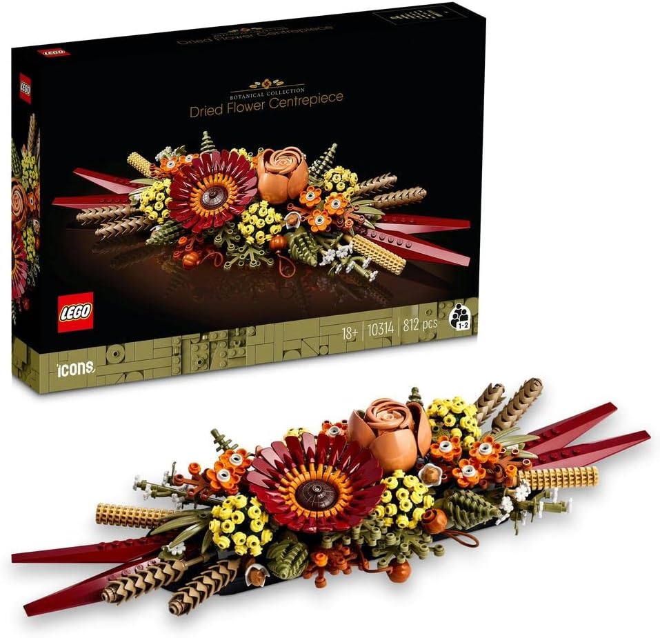 LEGO 10314 Icons Dried Flower Centrepiece, Botanical Collection Crafts Set