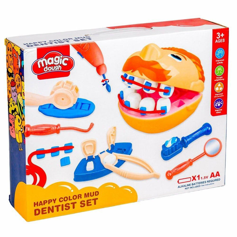 Magic Dough Happy Color Mud Dentist Set