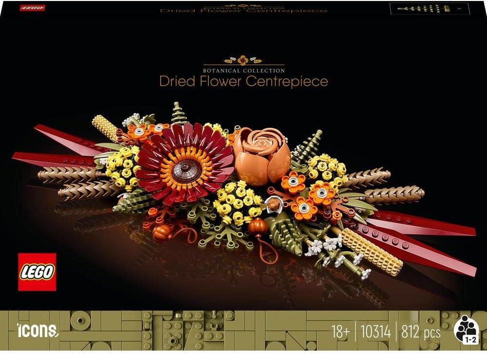 LEGO 10314 Icons Dried Flower Centrepiece, Botanical Collection Crafts Set