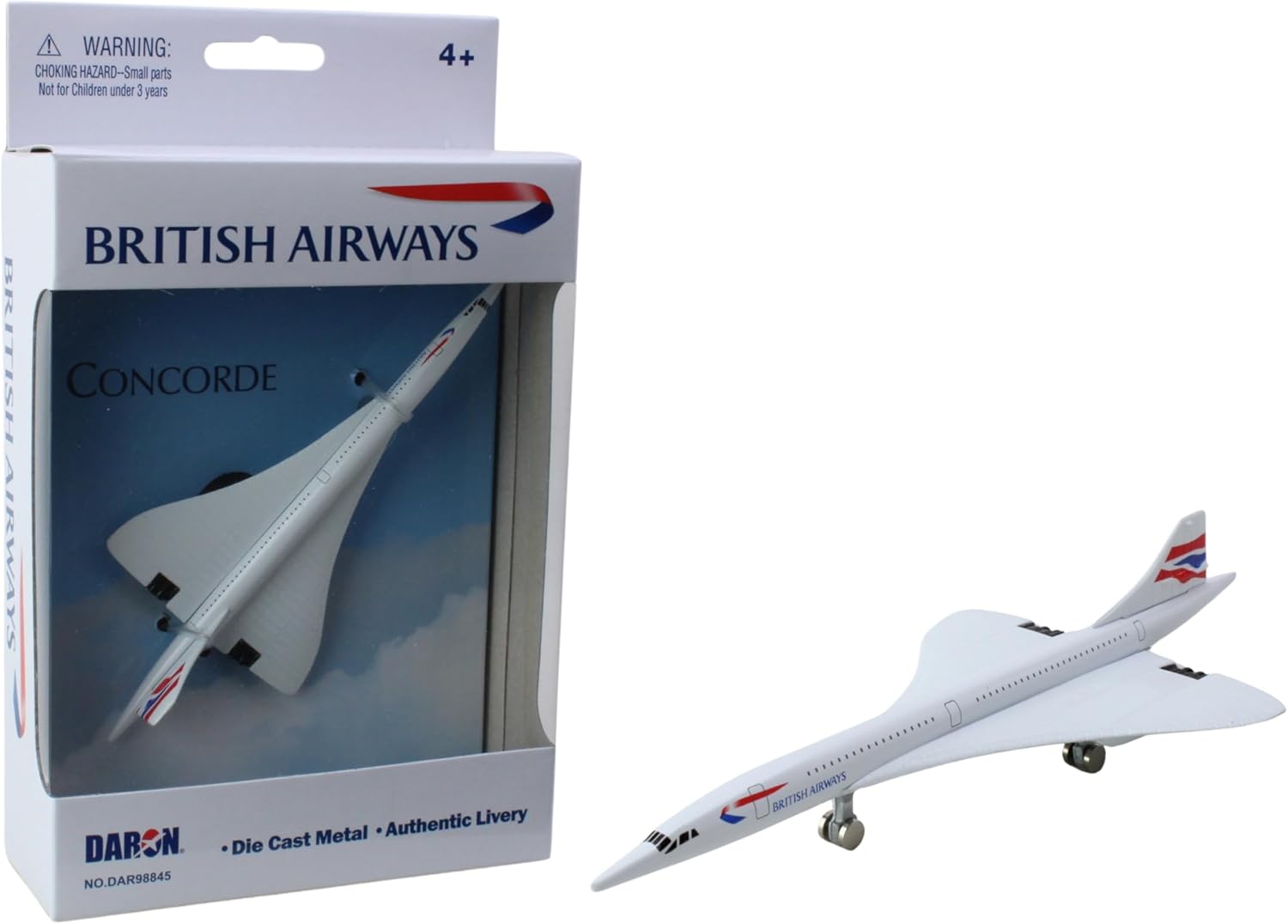 Daron Worldwide Trading British Airways Concorde Single Plane DAR98845