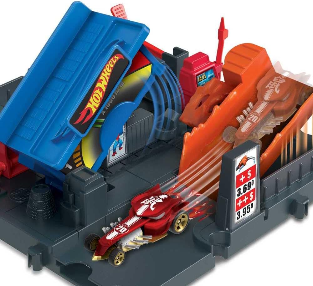 Hot Wheels Fuel Station Shift Station Essence Tankstelle