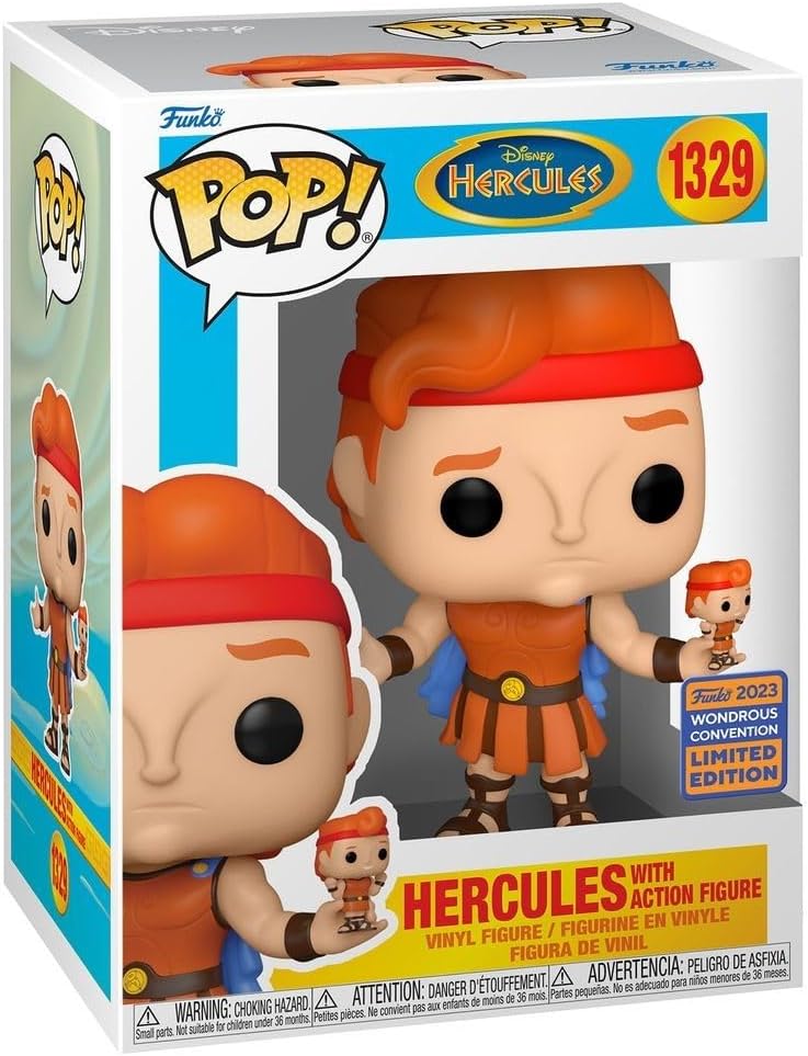 Funko POP!  Disney - Hercules with Action Figure  (Convention Exclusive)