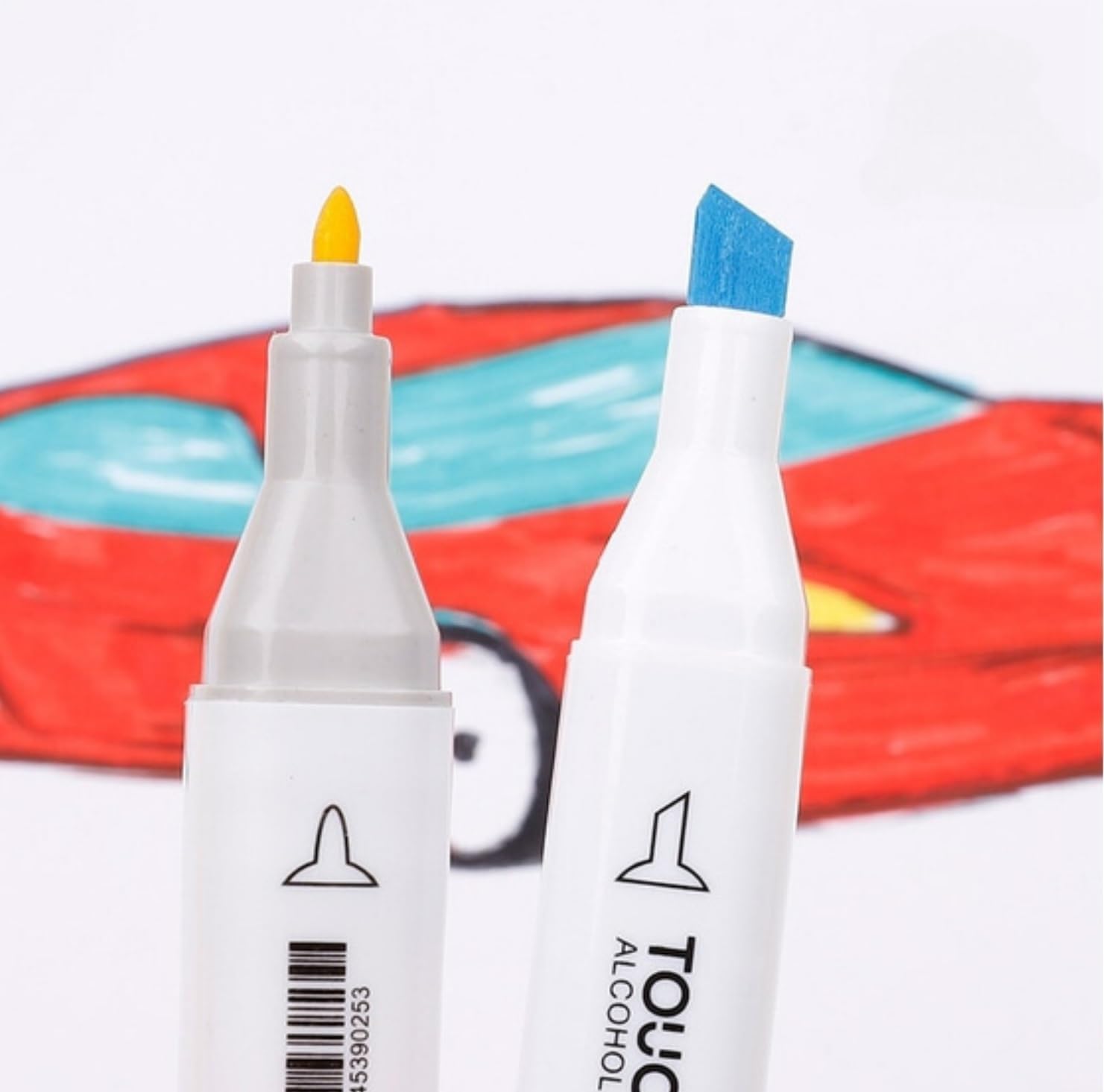 Touch Young Madden Marker Pen Set, 2 Colors, Vacuum Box, 48 Colors