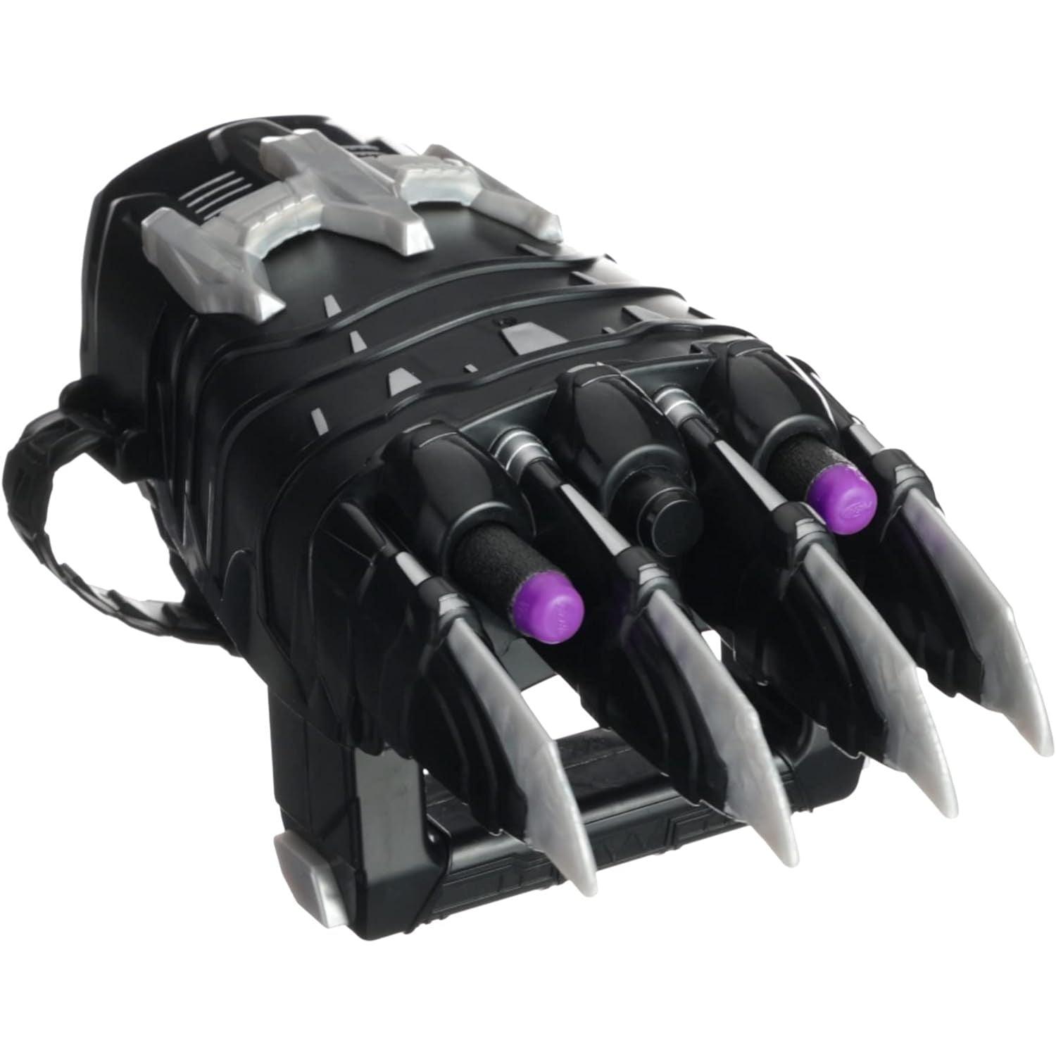 Hasbro NERF Power Moves Marvel Avengers Black Panther Power Slash Claw Dart-Launching Toy for Kids Roleplay