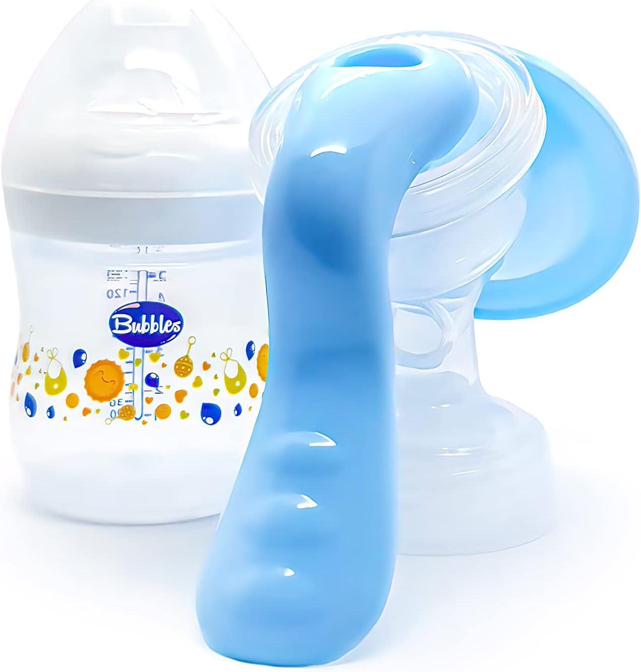 مضخة الثدي اليدوية من بابلز - أزرق فاتح 