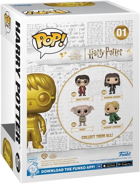 Funko Pop! Wizarding World: Harry Potter (Gold) (Exclusive)
