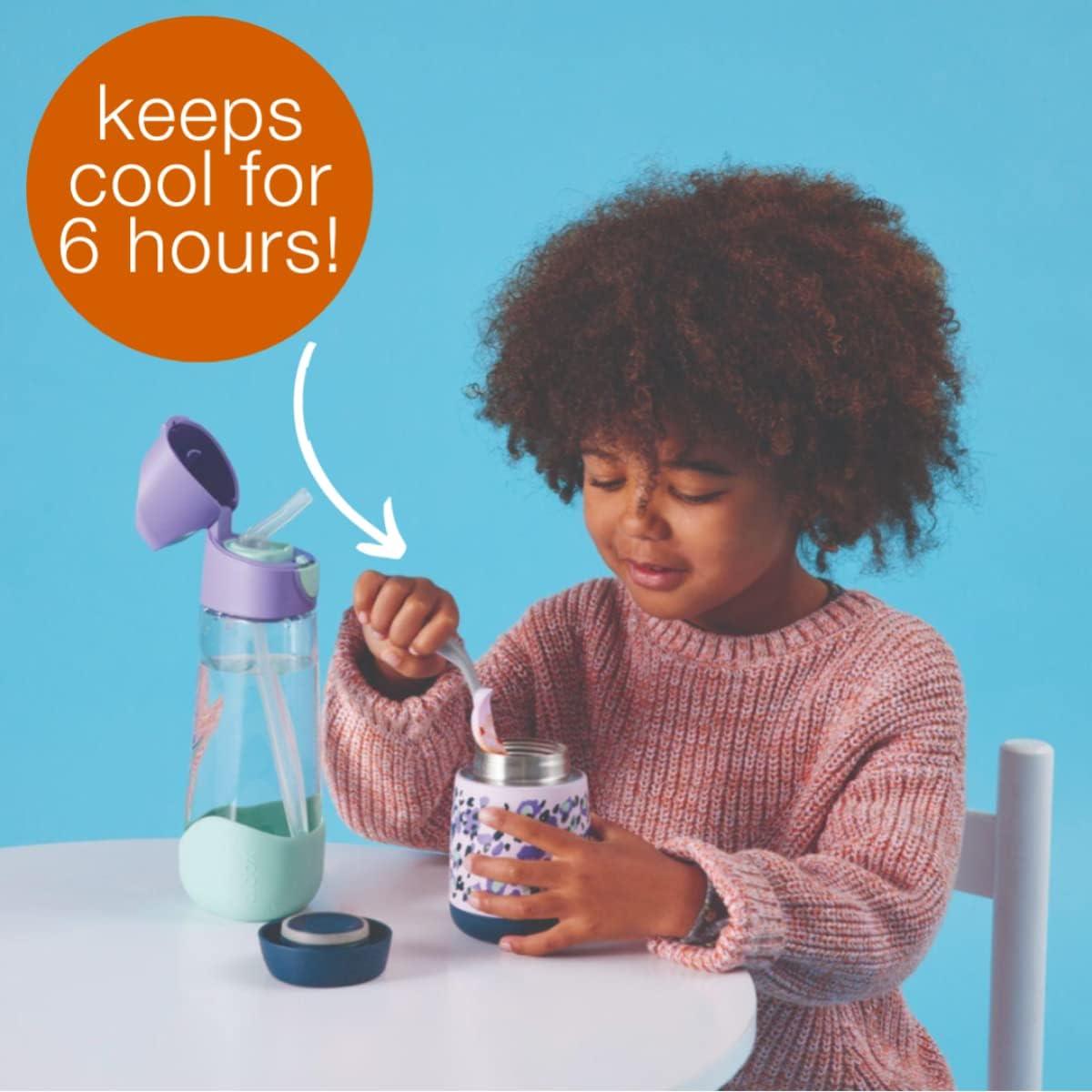 علبة أطفال معزولة من الستانلس ستيل من بي.بوكس باني، 210 مل (أخضر)