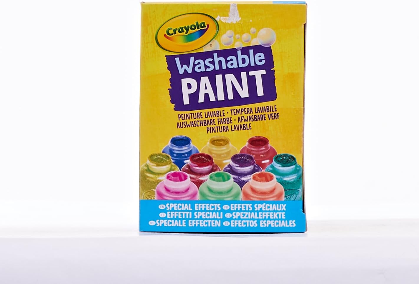 Crayola -10 Washable Paints Special Effects: Neon, Glitter, Metal, 59 ml each, 10 Colours