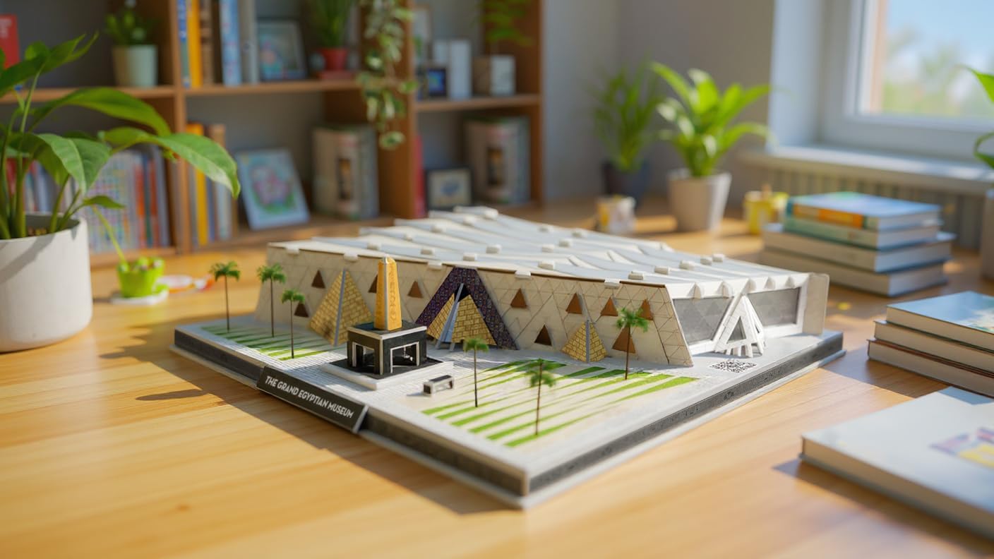 The Grand Egyptian Museum 3D Puzzle - 171 Pieces