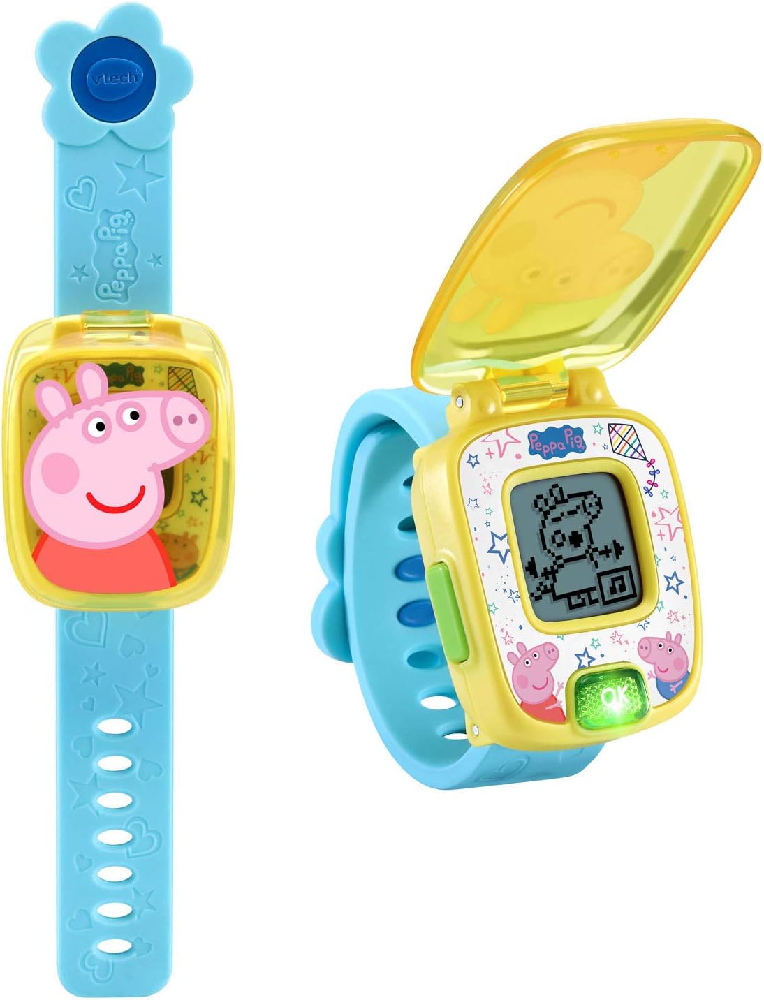 ساعة تعليمية من VTech Peppa Pig باللون الأزرق