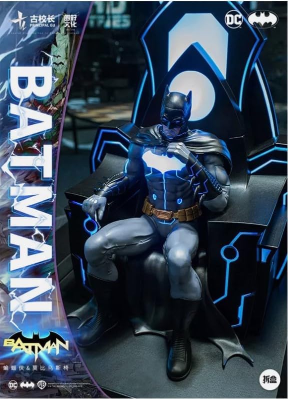 Principal GU DC 1/10 Scale DC Hero Figurine and Mobius Chair Model 7 inch Batman