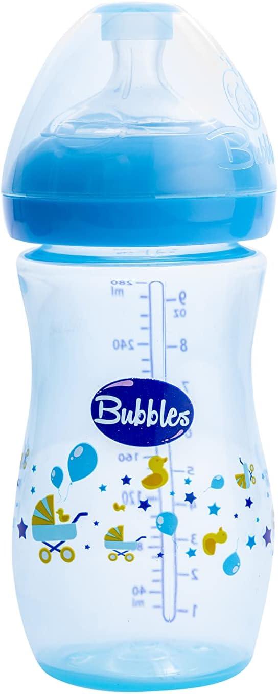 ببرونة بابلز ناتشورال بدون يد 280 مل - أزرق (قد يختلف التصميم على الزجاجة)