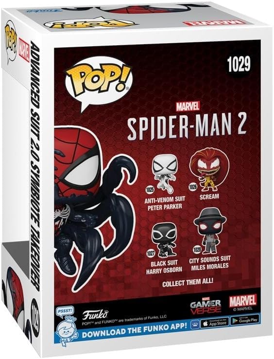 Funko Pop! Marvel Gamerverse - Spider-Man 2 - Advanced Suit 2.0 Symbiote Takeover
