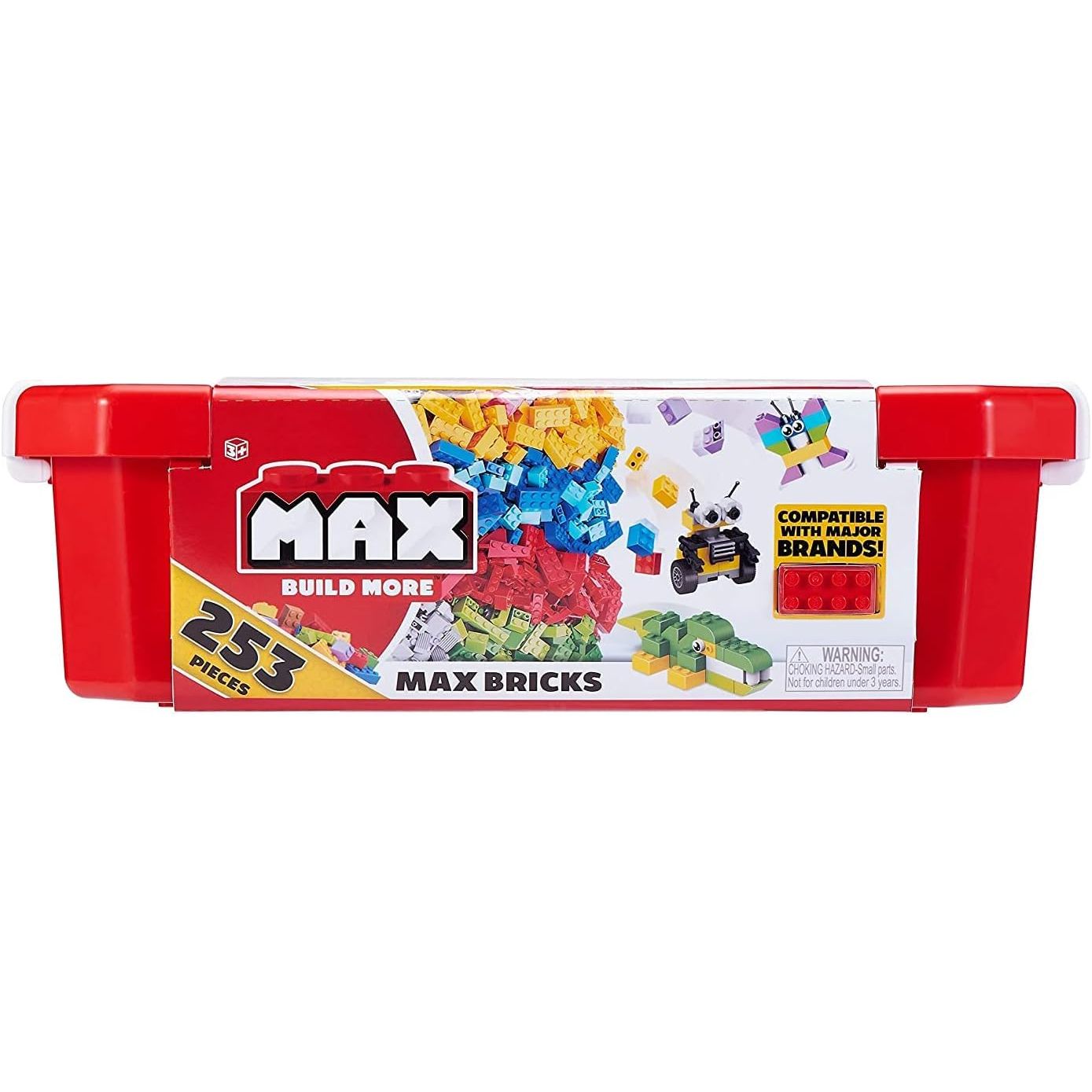 Zuru S002 Max Build More Building Value Bricks Set 253-Pieces, Multicolor