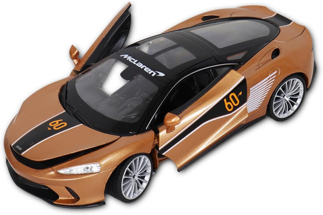 Welly Nex Die-Cast Metal Model Car 1:24- 1:24 Mclaren Gt (60Th Anniversary Edition) (Colors May Vary)