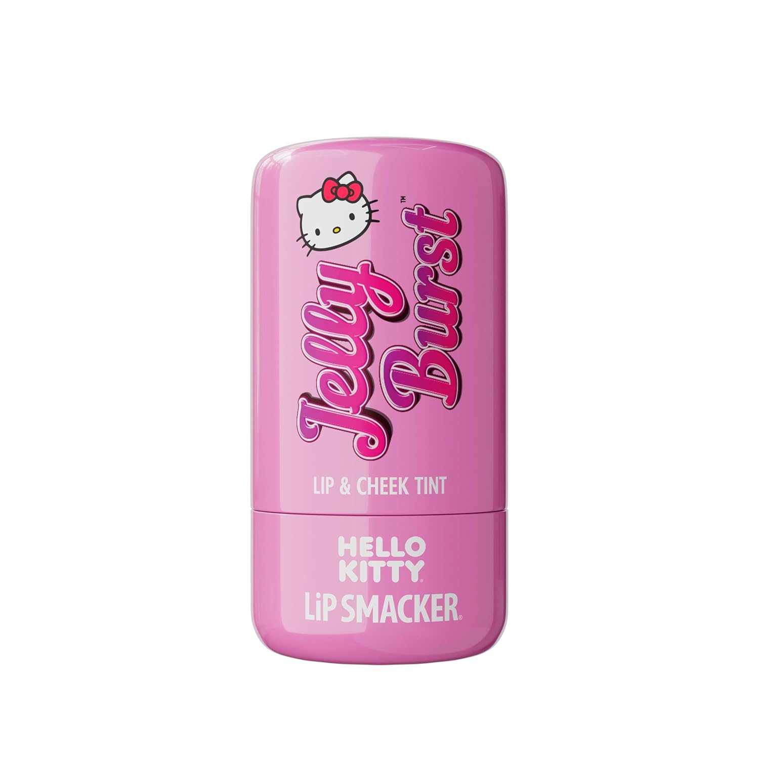 Lip Smacker Hello Kitty So Jelly Lip & Cheek Tint, Moisturizing Sheer & Buildable Color, Fun Bouncy Jelly Texture, Sweet Cherry Flavor
