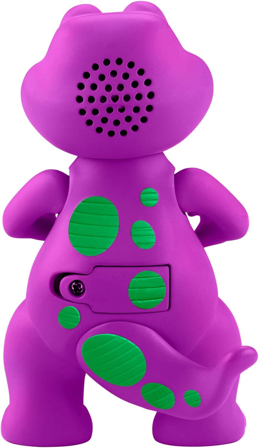 Barney Fisher-Price World Musical Toy Heart Hands Figure, 5.7 Inches Tall with Lights for Preschool Kids Ages 2+ Years