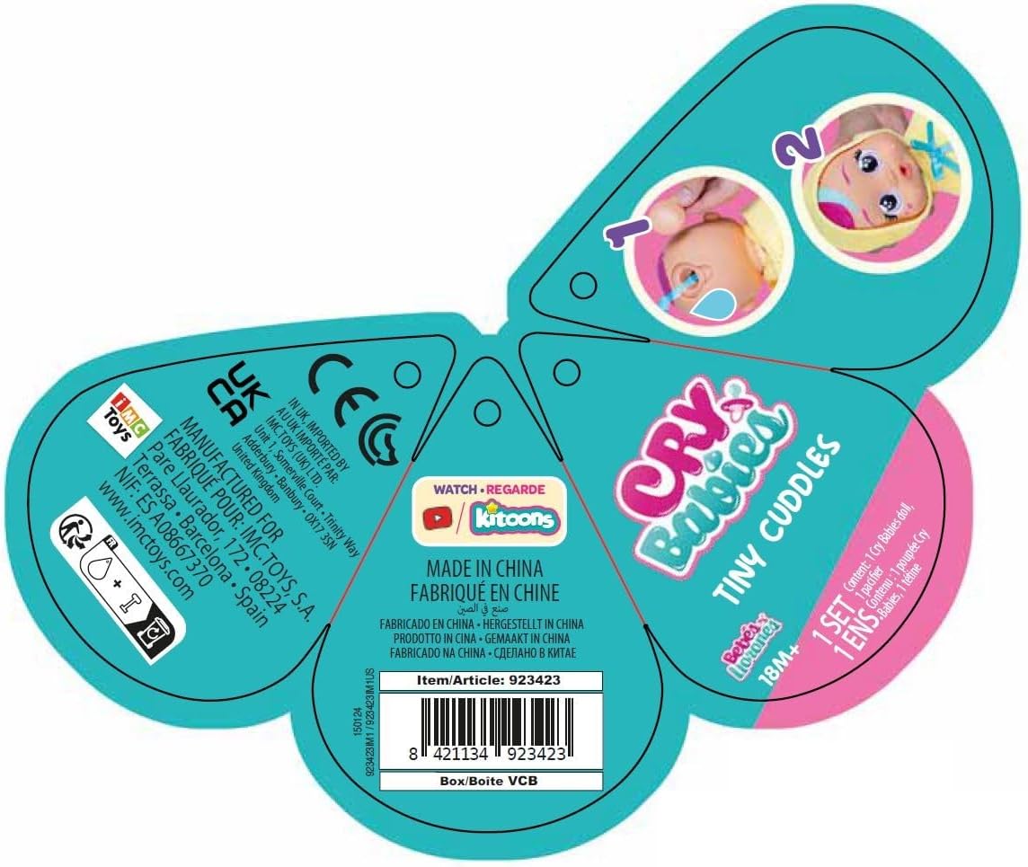 Cry Babies Tiny Cuddles Day Care -  Pink