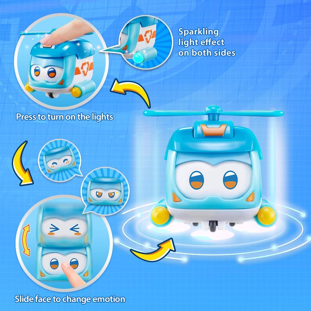 ألعاب سوبر وينجز، 4 قطع من مجموعات سوبر بيت، ألعاب ترانسفورمرز المتوهجة والمتغيرة الوجه، جيروم جولدن بوي شاين تينو بيت