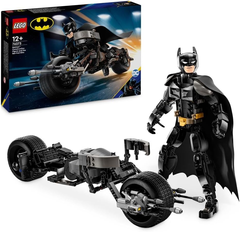 LEGO® 76273 DC Batman™ مجسم باتمان وباتمان قابل للبناء 