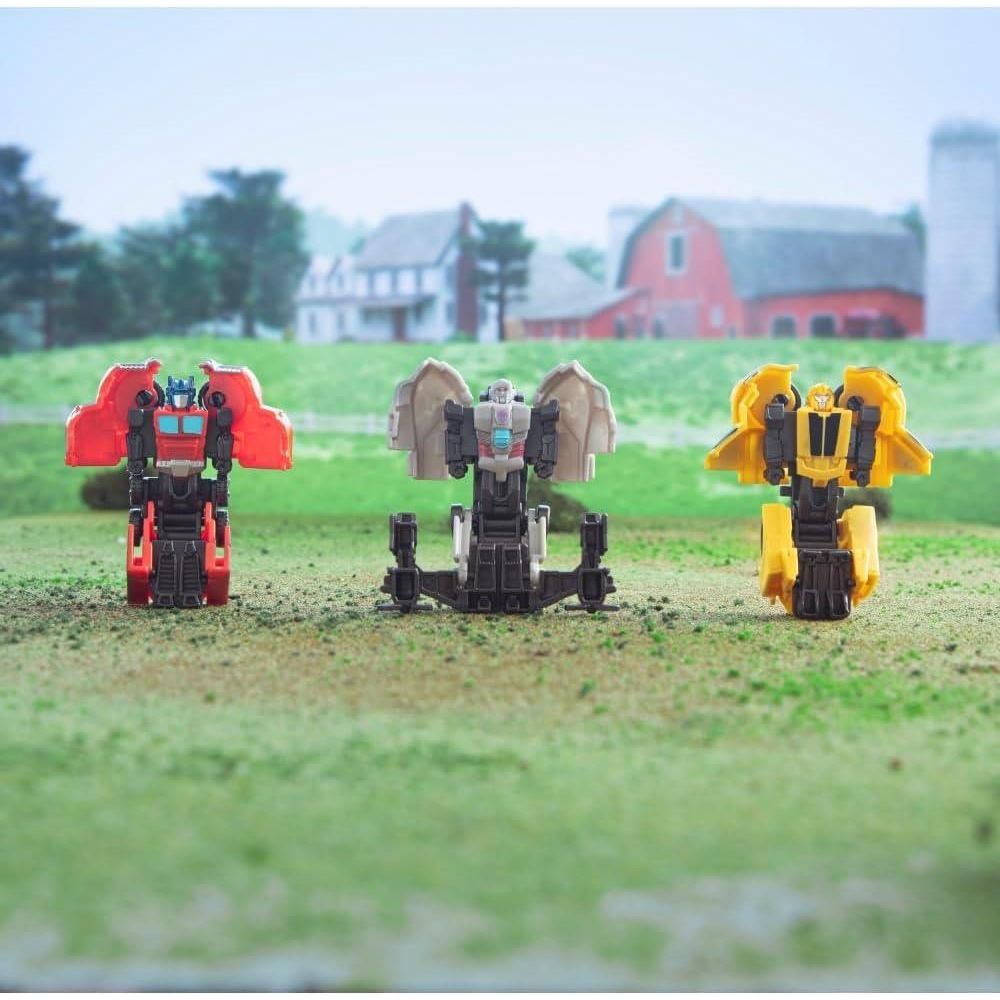 Transformers EarthSpark Tacticon Optimus Prime Figure 6 cm Robot Toy for Kids Age 6+