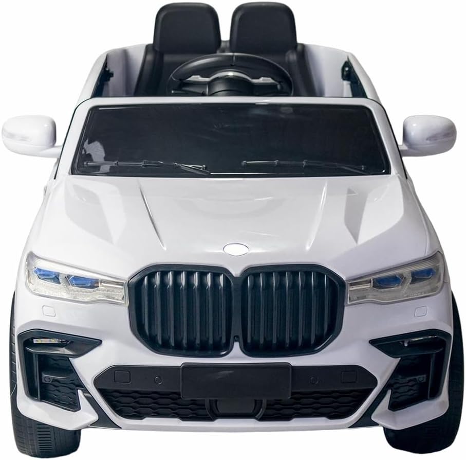 سيارة كهربائية للأطفال مع جهاز تحكم عن بعد - X8 - أبيض