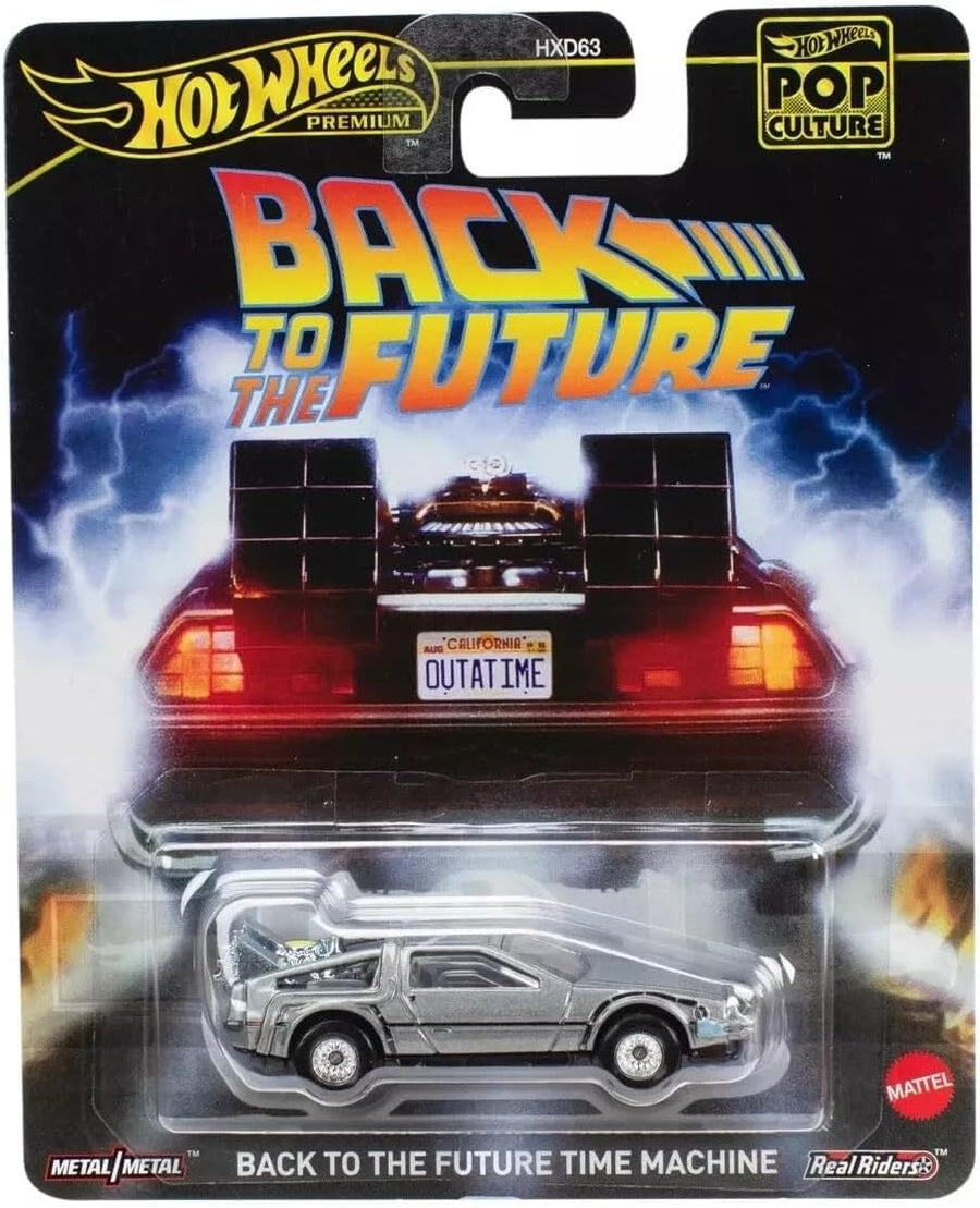 Hot Wheels Premium Pop Culture - Back to The Future Time Machine