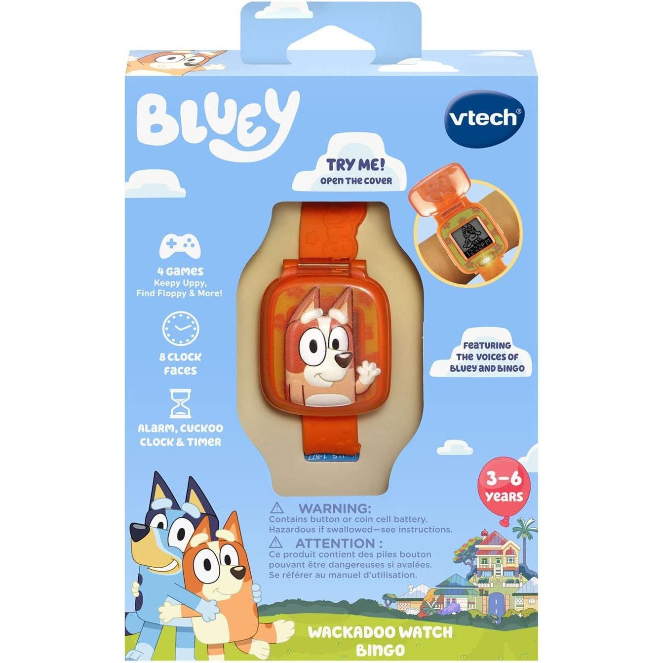 VTech Bluey Wackadoo Watch, Bingo Small