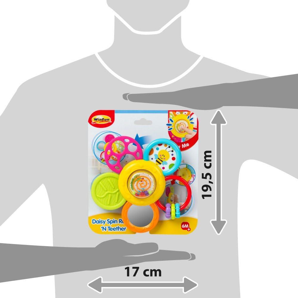 Winfun DAISY SPIN RATTLE 'N TEETHER