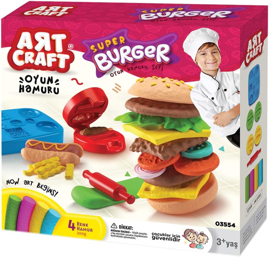 Art Craft Hamburger Play Dough 200 gr