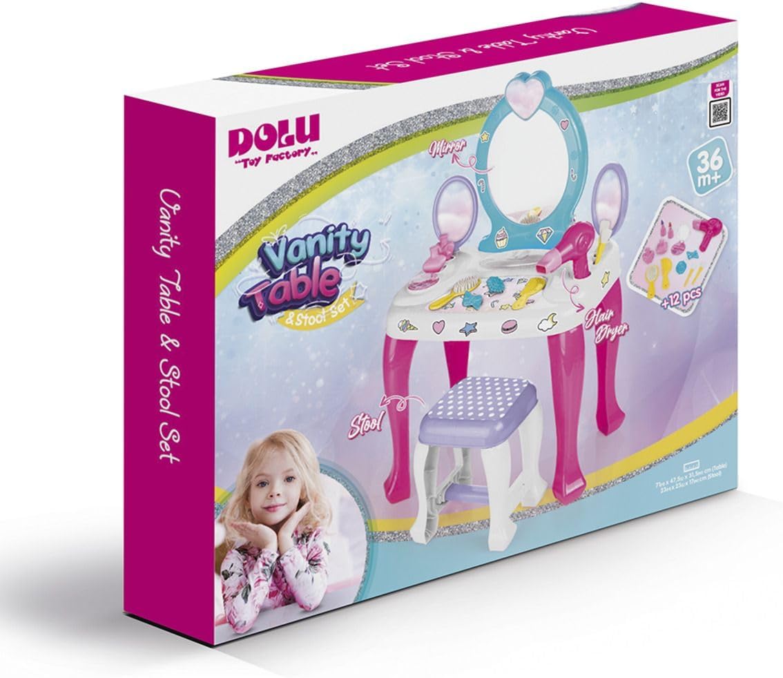 Dolu Unicorn Dressing Table and Stool Set