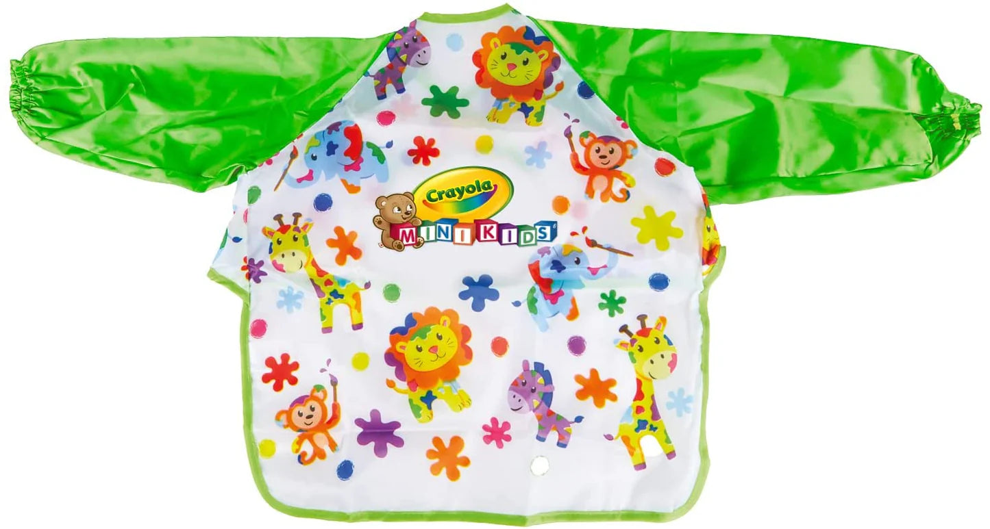 Crayola Mini Kids Apron With Long Sleeves